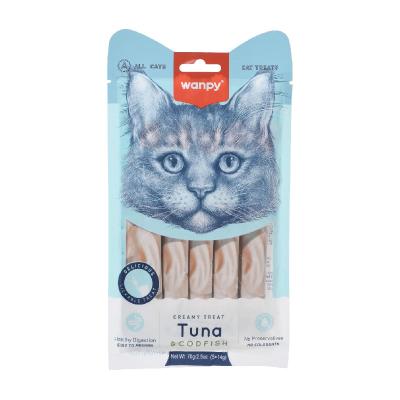 WANPY CREAMY TREAT WITH TUNA AND COD FISH