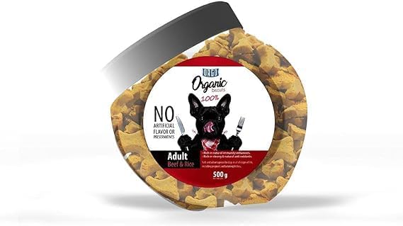 ORGO Organic Treats for Adult Dogs – Beef & Rice