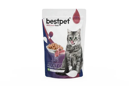bestpet Wet Cat Food – With lamb in Jelly (85g)