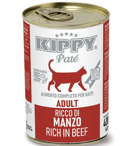 Kippy – Patè Rich in Beef for Adult Cats (400g)
