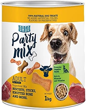 ORGO Party Mix Treats for Adult Dogs –  Beef  Flavor