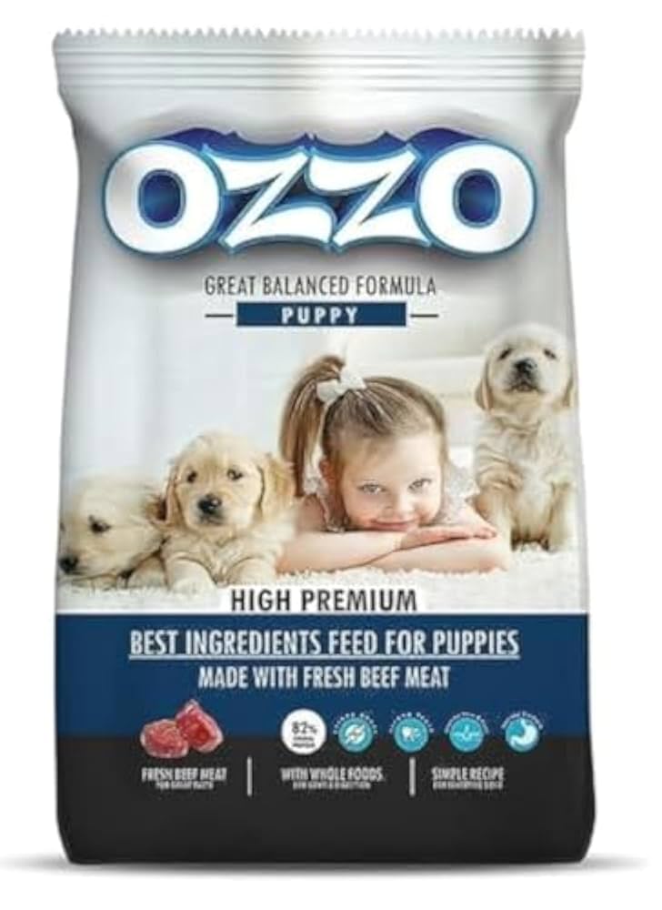 OZZO High Premium Puppy Dry Food With Fresh Beef Meat 1Kg
