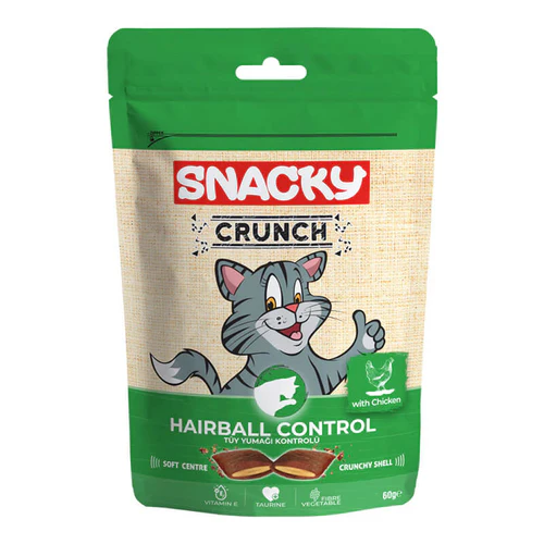 Snacky Crunch – Hairball Control with Chicken
