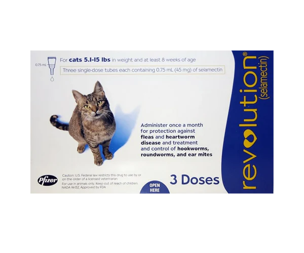 Revolution 6% 45mg Blue Cat