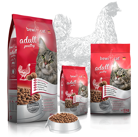 Bewi Cat Poultry For Adult Cats Rich in Chicken 10kg