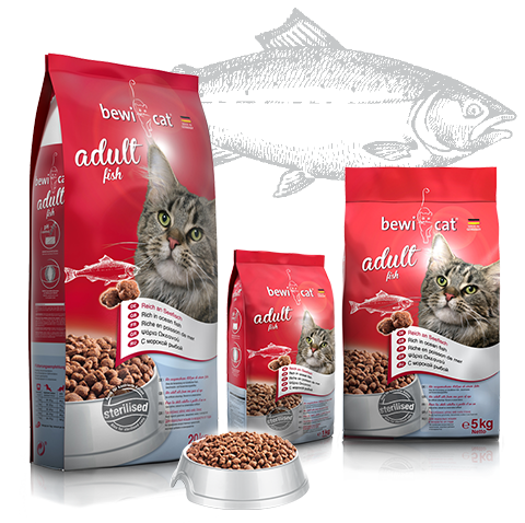 Bewi Cat food Adult Fish 10 kg