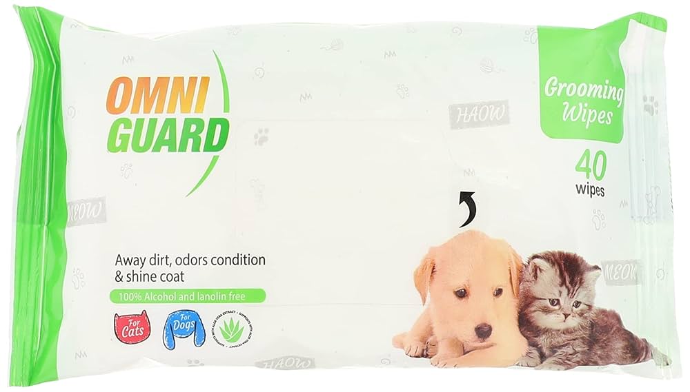 omni guard grooming wipes