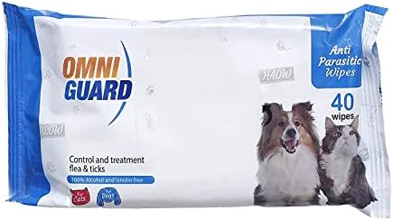 OmniGuard Anti-Parasitic Wipes – Blue (40 wipes)