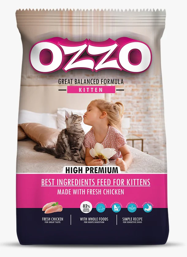 OZZO High Premium Kitten Dry Food With Fresh Chicken 1Kg