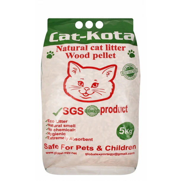 CAT – KOTA Natural wood cat Litter Pellets 5 kg