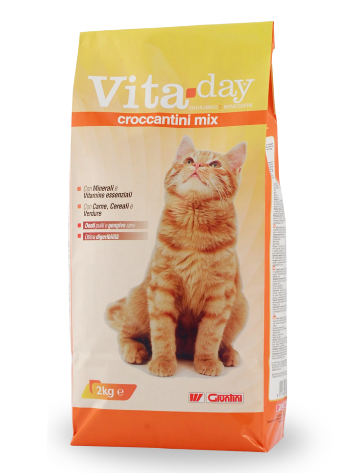 Vita Day Dry Cat Food with Cereal, Meat & Vegetables (20kg)