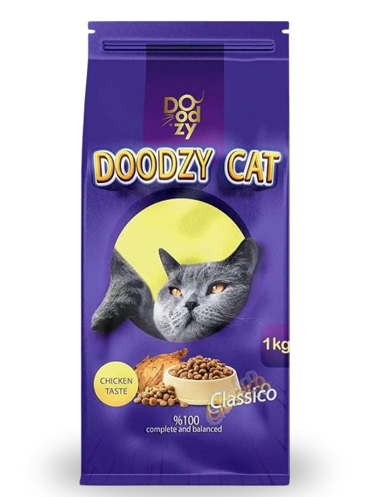 Doodzy Classico Dry Food for Adult Cats – 1 kg