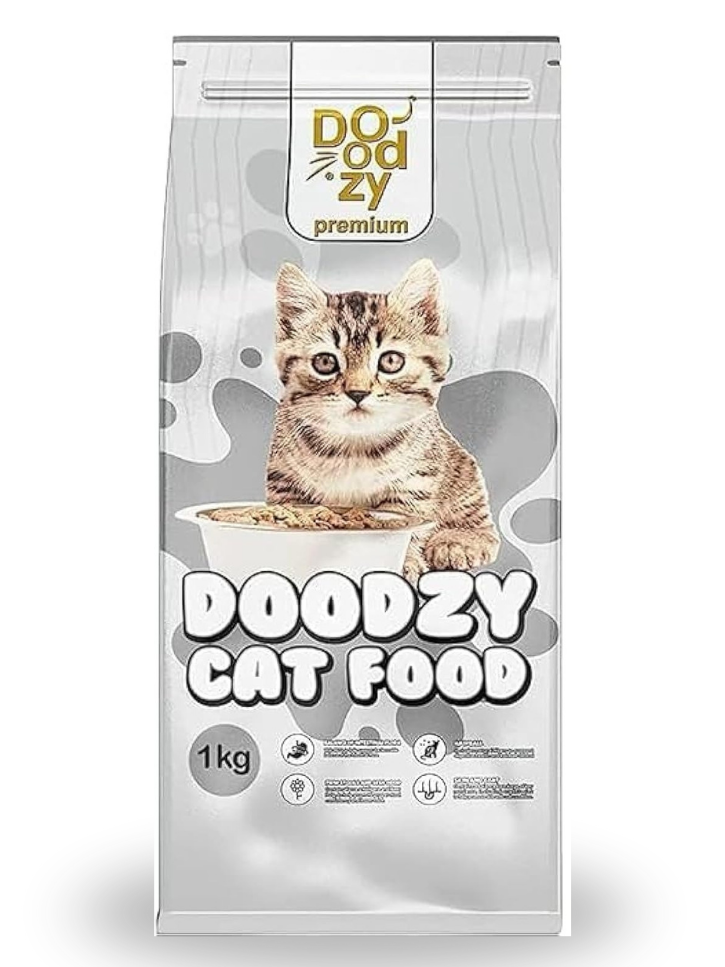 Doodzy Premium Dry Cat Food – 1kg | Natural Cat Food