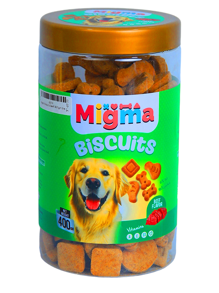 Migma Biscuits Beef Flavor 400 gm