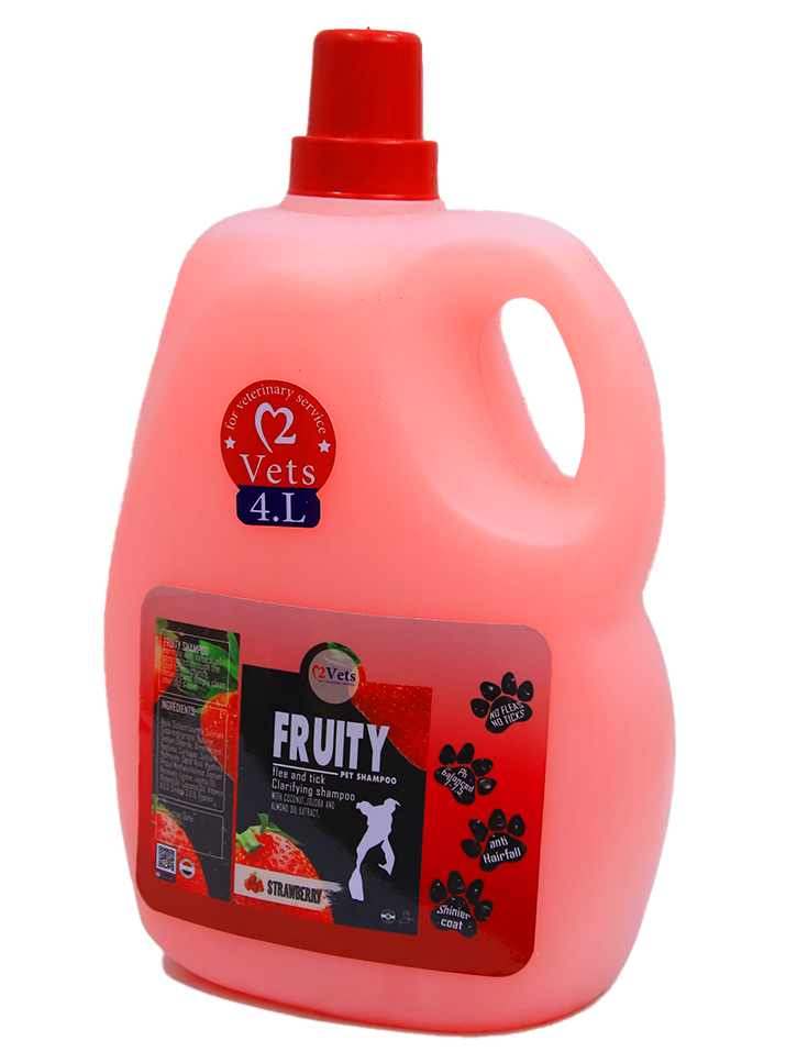2vets shampoo fruity 4L