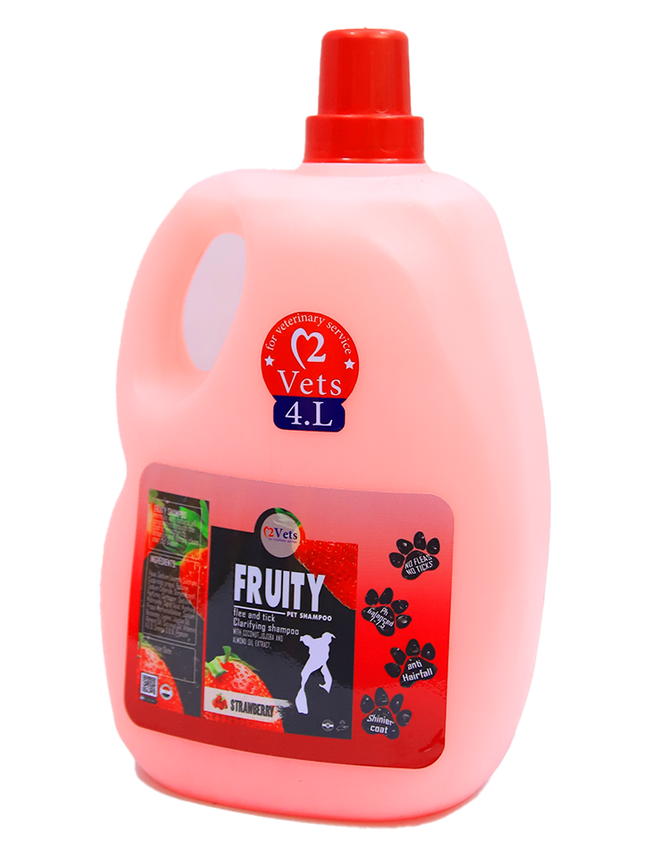 2vets shampoo fruity 4L