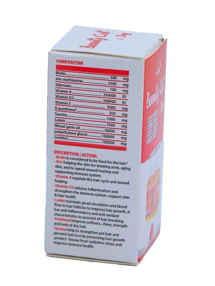 Beauty Cat & Dog – Skin & Coat Enhancer (30 ml)