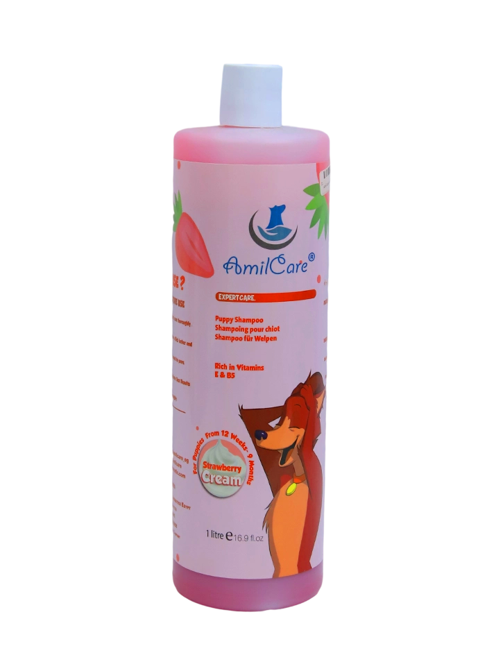 Amil care puppy strawberry cream antiflea 1L