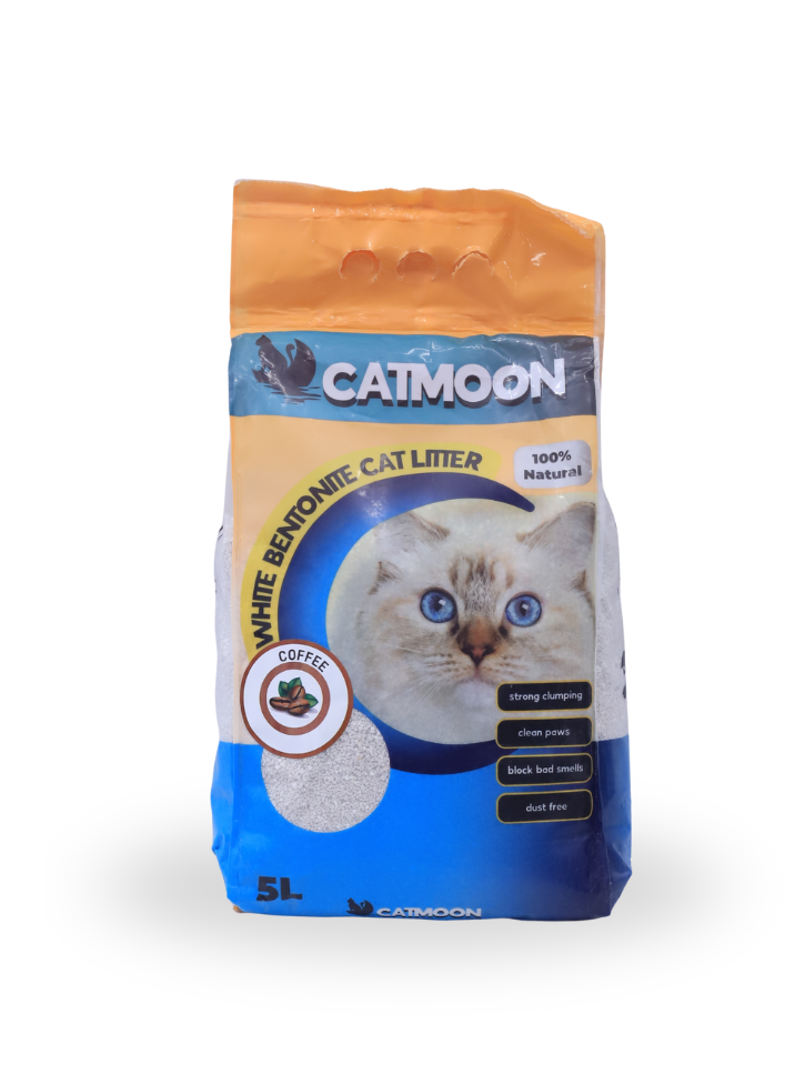 Catmoon White Bentonite Clumping Cat Litter (5l)