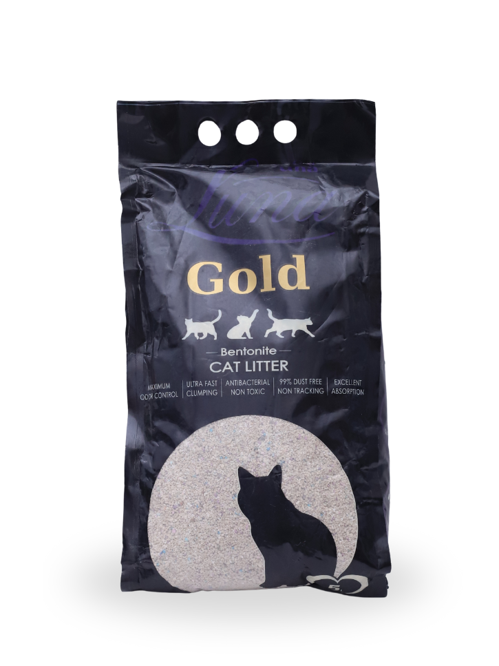 Luna Gold Bentonite Clumping Cat Litter (10 )