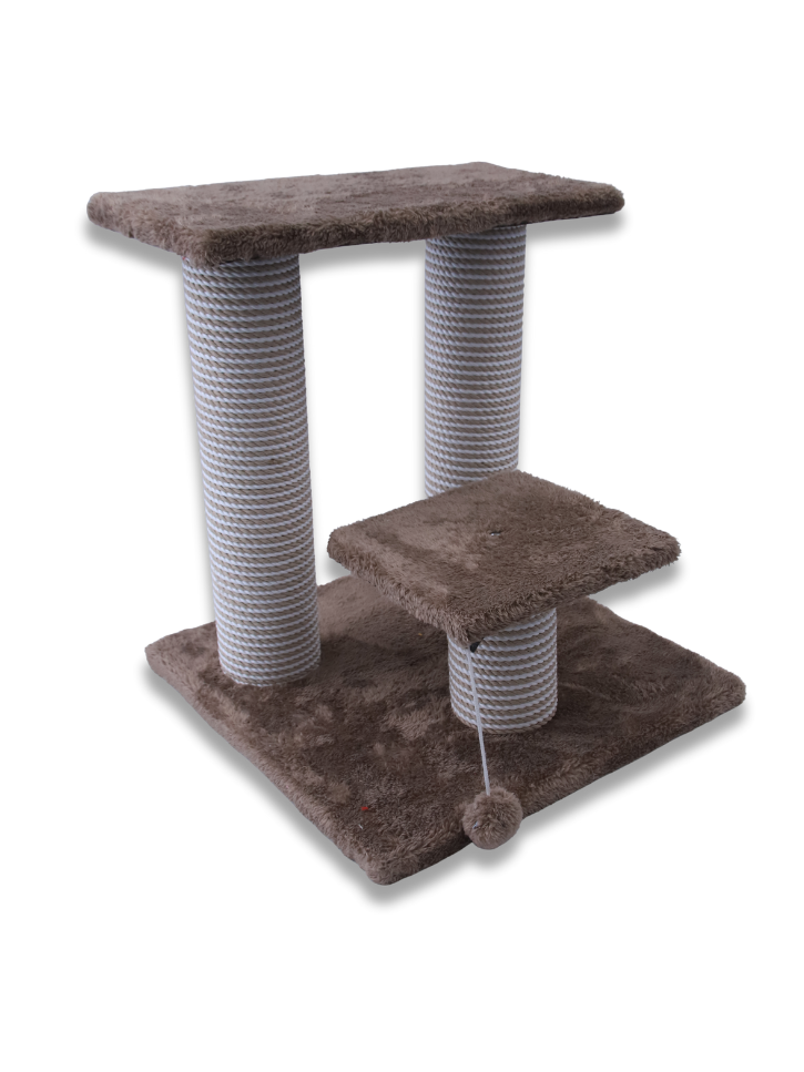 Two-level cat scratch board 040