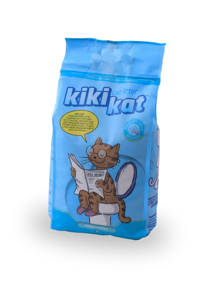 Kiki Kat White Bentonite Clumping Cat Litter 5 l