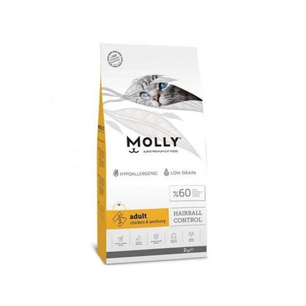 Molly HAIRBALL CONTROL Adult Chicken & Anchovy (2kg)