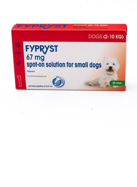 Fypryst Spot-On for Small Dogs (2–10 kg) | Flea & Tick Protection