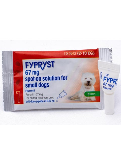 Fypryst Spot-On for Small Dogs (2–10 kg) | Flea & Tick Protection