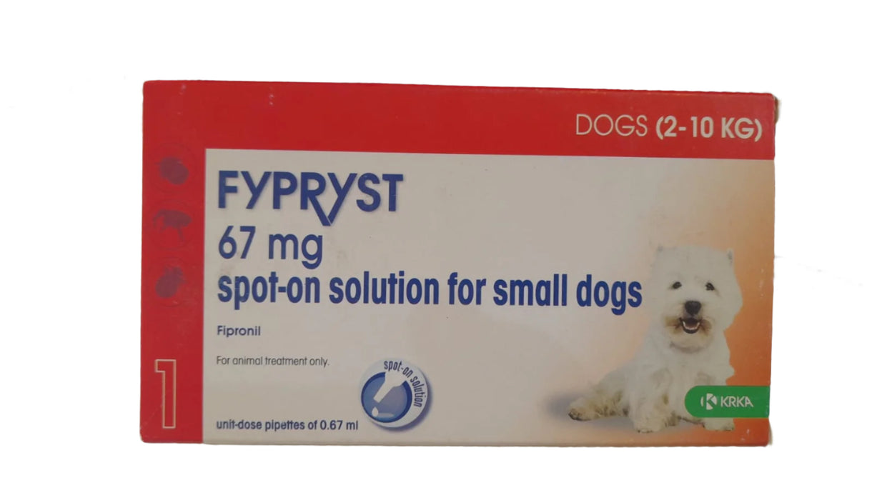 Fypryst Spot-On for Small Dogs (2–10 kg) | Flea & Tick Protection