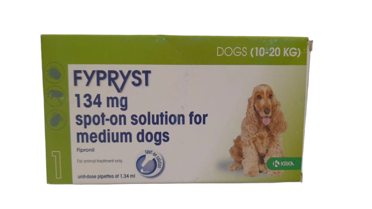 Fypryst Dogs 134mg Spot-On Solution