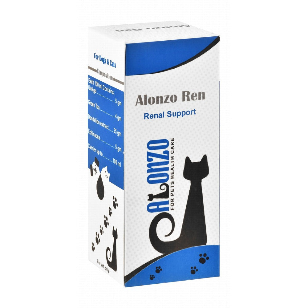 Alonzo Renal Support – Kidney Health Supplement for Dogs & Cats (50 ml)
