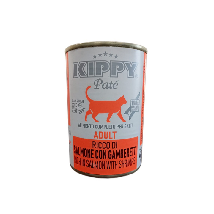 Kippy Pate Adult Cat Wet Food with Salmon and Shrimps 400 gm