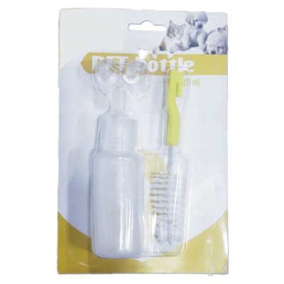 Pet Feeding Bottle Kit – Nursing Bottle for Puppies & Kittens