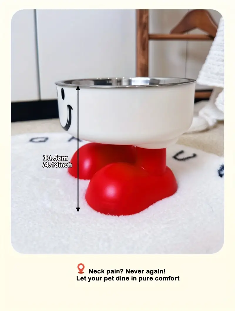 Raised Pet Food Bowl with Stand