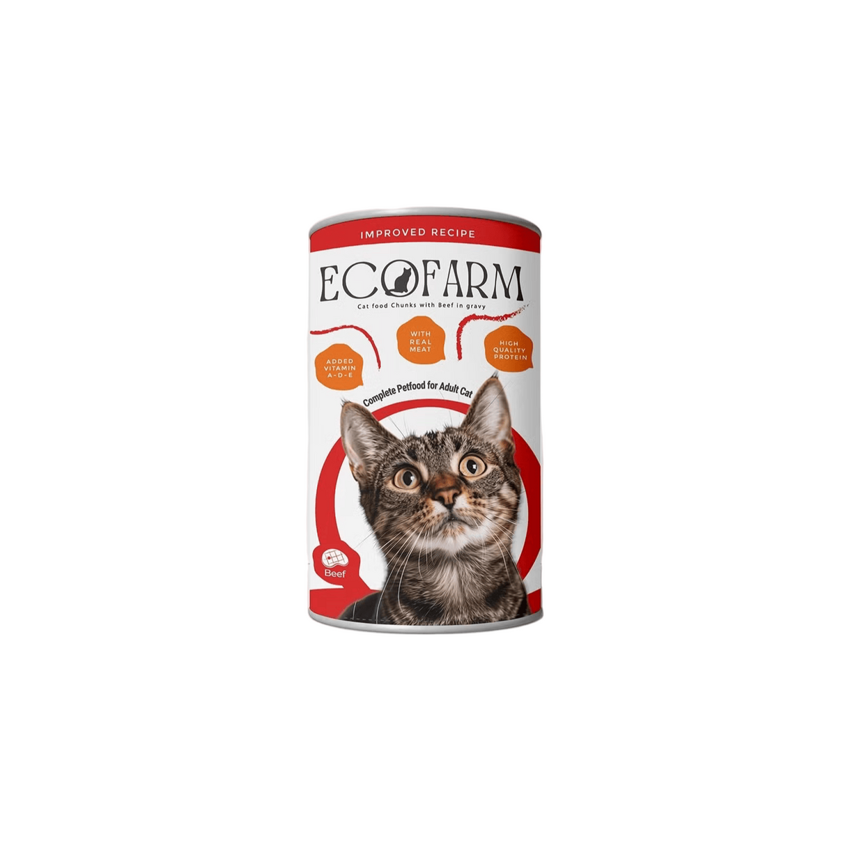 Ecofarm Wet Cat Food – Chunks with Meat in Gravy