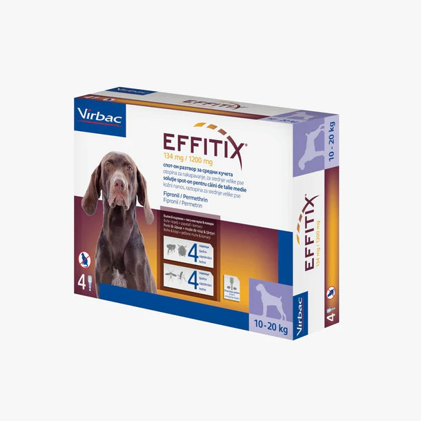 Virbac Effitix Medium Dogs (10–20kg) – 1 Pipette