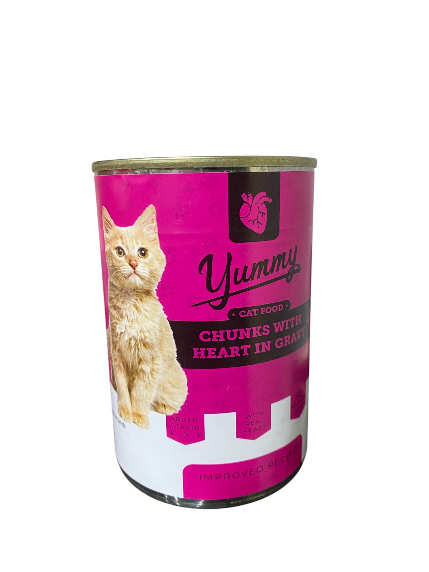 Yummy Cat Food – Chunks with Heart in Gravy