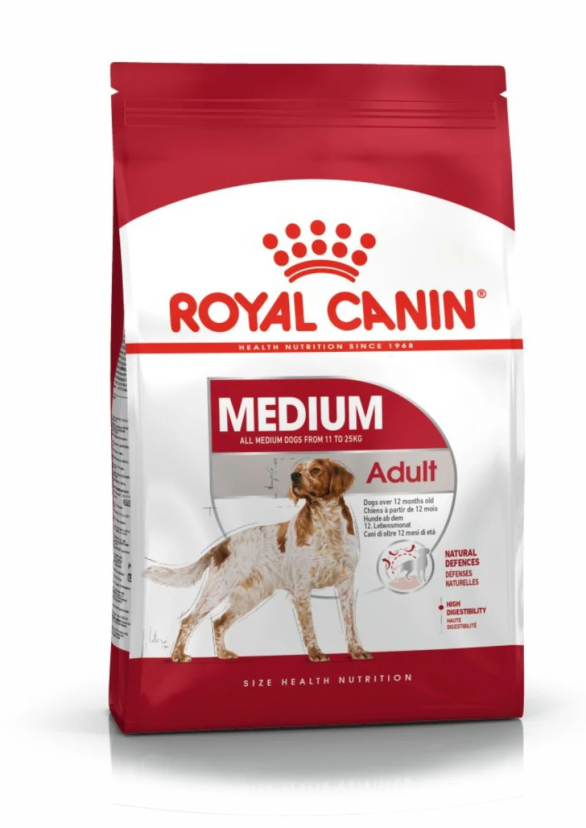 Royal Canin Medium Adult (4 KG) - Dry food for medium dogs from 11 to 25 KG. From 12 months to 7 years