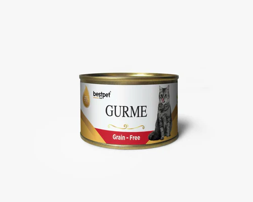 bestpet Gurme Grain - Adult Cat Wet Food Cans with beef 100 g