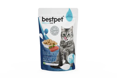 bestpet Wet Cat Food – With tuna&anchovy in Jelly (85g)